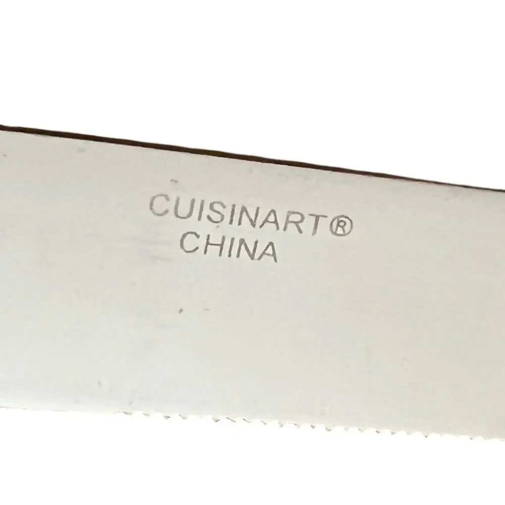 Cuisinart Stainless Steel Knives Set of 4 Smooth Handle 18/10 Flatware China
